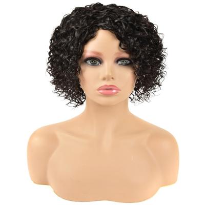 China Cheap Brazilian Hair Short Curly 100% Grade 9A Virgin Wigs For Black Women for sale