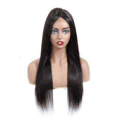 China Silky Straight Indian Brazilian Virgin Hair Wigs Full Wave Cuticle Aligned Straight Lace Wig for sale