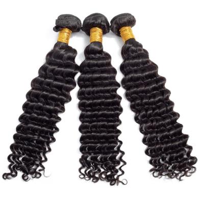 China No Shedding/No Tangle Deep Wave Closures Virgin Hair Vendors/Soft/Shiny Hot Selling Peruvian Hair Extension for sale