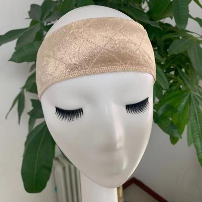 China Breathable and Soft Lenaqueen Velvet Wig Saver Non-Slip/Elastic/Adjustable Wig Grip Band Thin Band NO--Slip Edge Bands Wig Grip Headband for sale