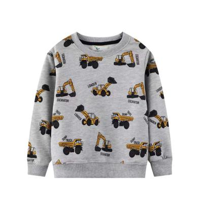 China Shirts & Factory Direct Wholesale Cartoon Trucks Sweatshirt Children Boy Tops High Quality Children for sale