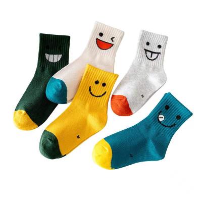 China Chinese Style Professional Design Good Quality Cotton Happy Funny Faces Socks Socks - Funny Faces for sale