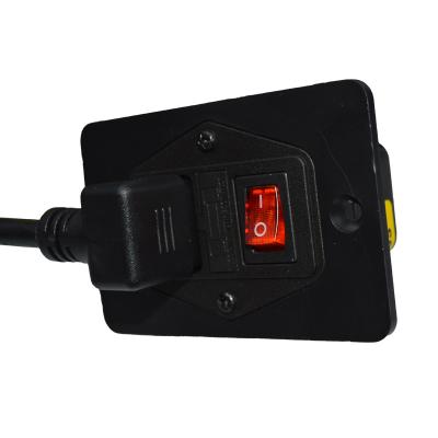 China OEM Auto Power Charger With Switch And Light American Standard , Eu Standard Plug for sale