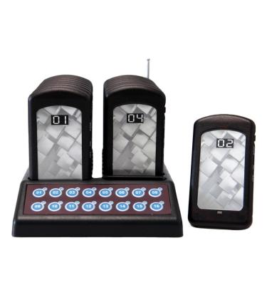 China Restaurant Fast Food Truck Restaurant Guest Paging System 16 Piece Restaurant Call Coaster Wireless Pagers For Kitchen Waiter zu verkaufen