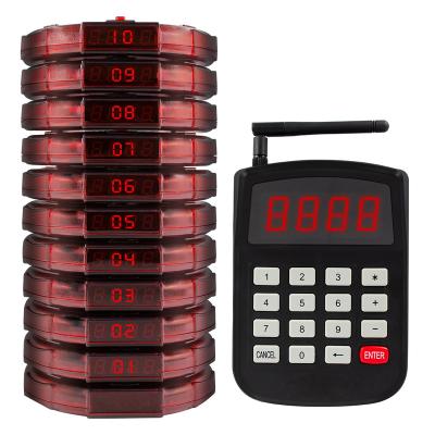 China CATEL hospital restaurant queue and beeper cafe restaurant system, guest paging beepers, waitress beeper system for sale