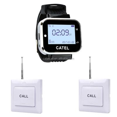 Cina CATEL restaurant wireless visitor ringer call/watch system beepers for restaurant, cafe with CE and long distance in vendita