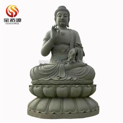 China Shakyamuni Green Granite Buddha Statue For Sale for sale