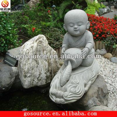 China Small natural monk sculpture for sale