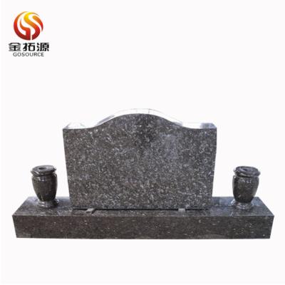 China American Serpentine Blue Pearl Granite Grave Headstone for Memorial for sale