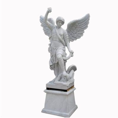 China Outdoor Style Marble Statue Wholesale Western Style Marble Statue for sale