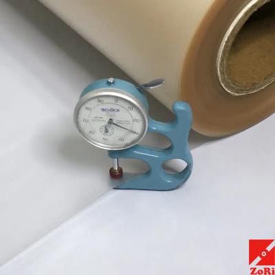 China Überlagertes LVT-Abnutzungs-Schicht-Hersteller-Supply Pure Transparent PVC überlagert mit 0.5mm Stärke zu verkaufen