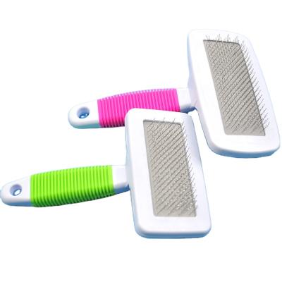 China Best Selling Fashionable Durable Pet Hair Remover Comb Pet Cat Dog Needle Comb for sale