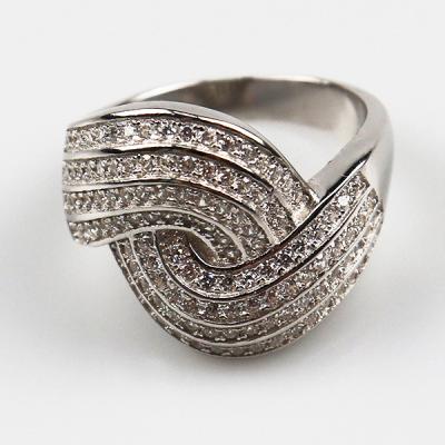 China FASHIONABLE Wholesale Silver Rings 925 Knot Ring Moroccan Silver Men Ring Jewelry for sale