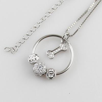 China Fashion New Arrivals 925 Sterling Silver Jewelry Necklace Custom Made Silver Necklace Jewelry for sale