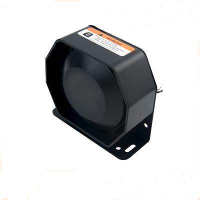 China 200w 12v Electronic Car Horn Speaker 6 Tones Ultra Thin Aluminum Fire Car Alarm for sale