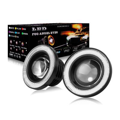 China R500 Ring Aluminum Angel Eyes Car Angel Eye Projector Super Bright Headlights for sale