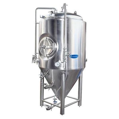 China Corrosion resistant sus304 1000L 2000L beer tank BBT/20bbl hot sales customized horizontal fermentation tank for sale