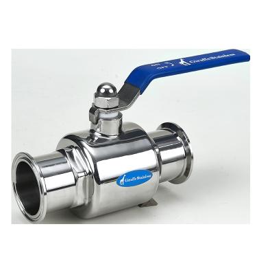 China Hot Sale SS304 /SS316L Sanitary Ball Valve TC End Sanitary Two Way Factory Direct for sale