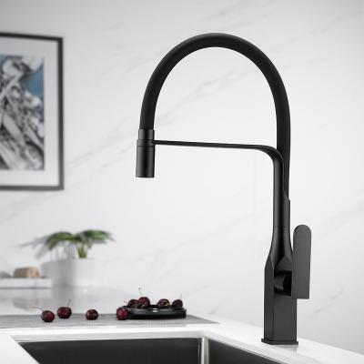 China Modern Hot Square Black Metered Cold Water Kitchen Sink Faucet Single Handle Kitchen Faucet OEM Faucet YUNDOOM Faucets for sale