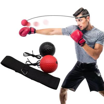 China Rubber Speed ​​Trainer Reaction Balls Wholesale Adjustable Workout Punch Ball Set Headband Boxing Training Reflex Ball for sale