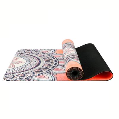 China Slim Yoga Mat Cover Suede Mat Light Weight Eco Friendly Microfiber Yoga Pilate Exercise Outdoor Workout for sale