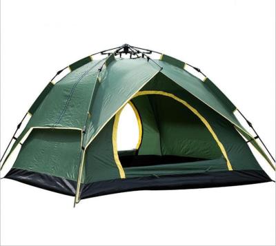 China Automatic Waterproof 3-4 Person Camping Tent Double layer Family Hiking Upgrade Version(HT6034) for sale