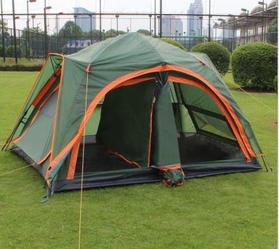 China Anti-Mosquito Camping Tent Double Layer with 2 Living Rooms Family Camping Tent(HT6037) for sale