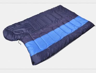 China Outdoor Popular Double Layer Envelope Human Camping Sleeping Bag(HT8002) for sale