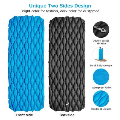 China Inflatable Sleeping Pad Best for Camping Compact Size Inflatable Air Mat For Backpacking Hiking Or Camping (HT1606) for sale