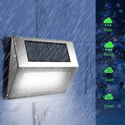 China Wholesale Custom Modern Residential Garden Lights Waterproof Motion Sensor Wall Lamp Solar Led Outdoor Wall Light Stainless Steel for sale