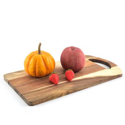 China New Arrival Viable Unique Design Multifunctional Acacia Solid Wood Chopper Cutting Boards for sale