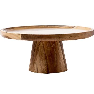 China Accept all kinds of wood customization suitable for multiple dessert Tray Plate Wholesale Cake Stand scenarios for sale