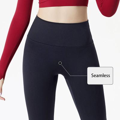 China Wholesale Breathable Gymwear Butt Lifting Thick Velvet Workout Women Pants Yoga Gaiters for sale