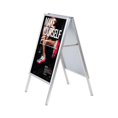 China China Light Factory Directly Supply Custom Digital Printing Advertising Aluminum Double Sided Printing Poster Stand for sale