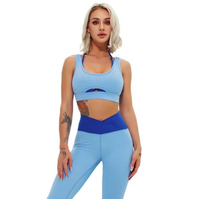 China Breathable Yoga Sets Fitness Women For 2 Piece Sports Bra Set Women Activewear for sale