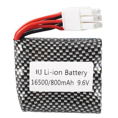 China Long Cycle Life Battery & High Rate Capability 16500 Battery Highdrive Vehicle Lipo Battery 9.6V 800mAh Remote Ultra-fast Off-Road Lithium Battery for sale