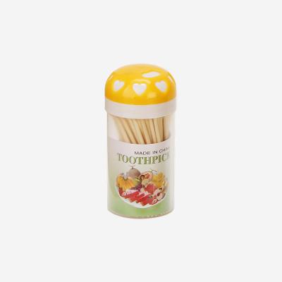 China Sustainable Restaurant 2.0mm* 65mm Convenient Toothpicks Box Packing Bamboo Toothpicks for sale