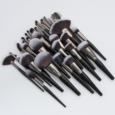 China Direct Supply Spot Brush Factory Price Makeup Set Black Luxury Makeup Brush Private Label Eye Makeup Brush Set for sale