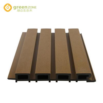 China Exterior Wall Cladding Composite Sound Proof Panel Exterior Wood 219 x 26 x 3000 mm for sale