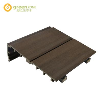 China Size customized exterior wall cladding wood composite wpc panel 172 x 22 x 3000 mm for sale