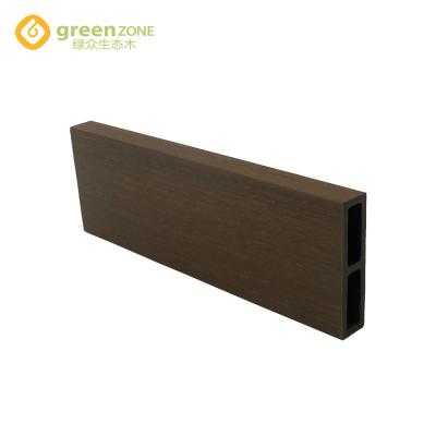 China Square tube made up of co-extrusion timber eco-friendly waterproof wpc walnut for sale