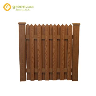 China Easily Assembled Fire Proof Backyard Durable Compound Grain Wpc Garden Fence Wood Panels for sale