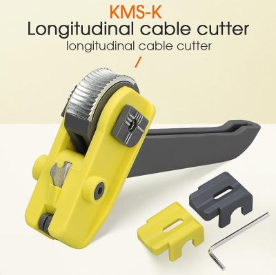 China FTTH Fiber Optic Tool Stripper KMS-K Longitudinal Cable Jacket Slitter Cable Sheath Cutter for sale