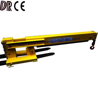 China Building Material Shops Height Quality Double Forklift Boom Forklift Boom Lift Jib Forklift Boom for sale