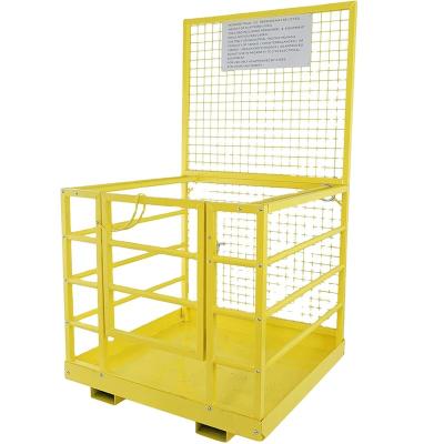 China Traditional Forklift Attachments Forklift Safety Cage Forklift Work Platform Scaffold Platforms for sale