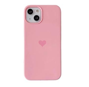 China Shockproof Silk screen love silicone phone case suitable for iPhone 15/14/13/12/11promax fashion 78P soft case for sale