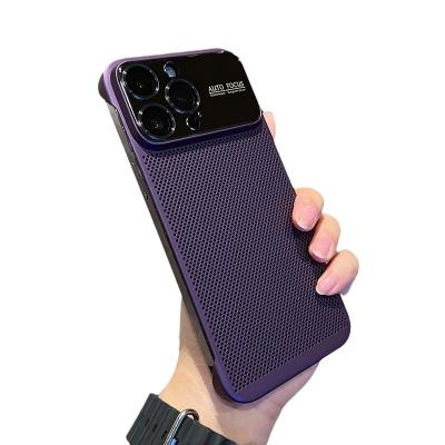 China Shockproof Borderless built-in lens film large window phone case suitable for iPhone 14/13/12/11 promax factory wholesale for sale