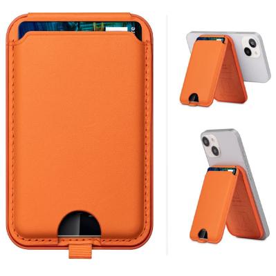 China Shockproof Magnetic phone case with card bag  for iphone15/14/12/13/11promax leather surface fall protection all-inclusive for sale