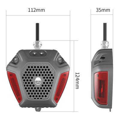 China Audible Alarm Signaling Device Security Warning Light Siren Alarm Visual Strobe Light 150*120*40 for sale