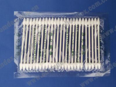 China CS25-002 (Huby 340 CA-003) Cleanroom Cotton Swabs/paper handle cleanroom swab/cotton cleaning swab/huby340 cleaning swab for sale